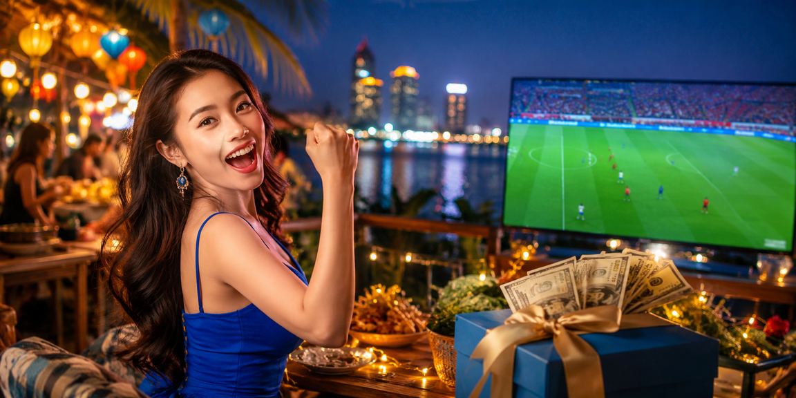 Người dùng tại chợ đêm Hà Nội theo dõi kết quả cá cược thể thao trên điện thoại buổi tối