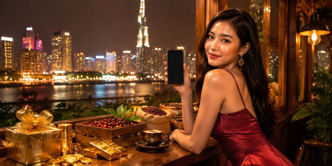 Người dùng tại quán cà phê TP. Hồ Chí Minh hoàn tất đăng ký tài khoản cá cược mới